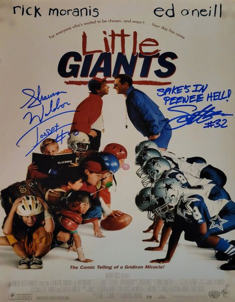 Shawna Waldron/Sam Horrigan autograph 11x14, Little Giants, COOL INSCRIPTIONS