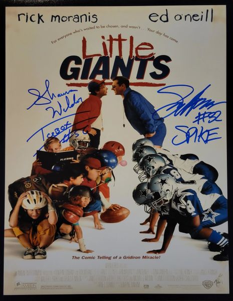 Shawna Waldron/Sam Horrigan autograph 11x14, Little Giants, Icebox & Spike