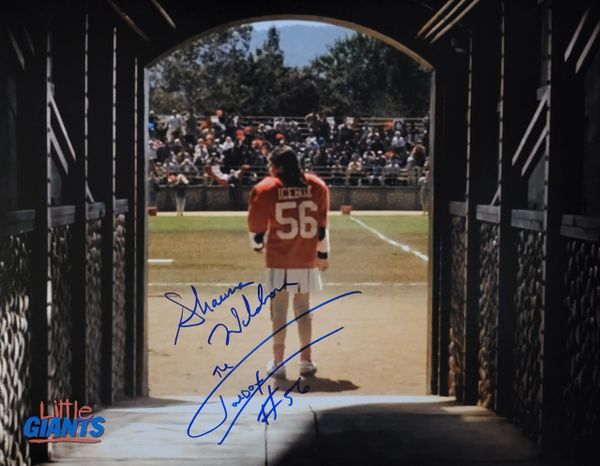 Shawna Waldron autograph 11x14, Little Giants, Icebox #56