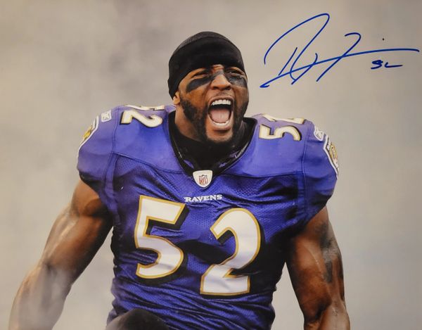 Ray Lewis autograph 11x14, Baltimore Ravens