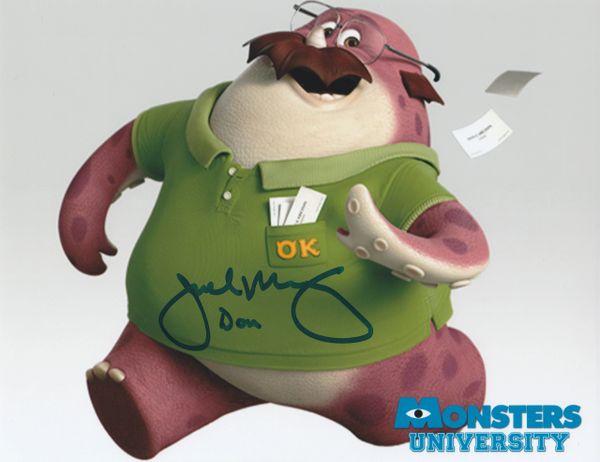 Joel Murray autograph 8x10, Monsters University, Don inscription