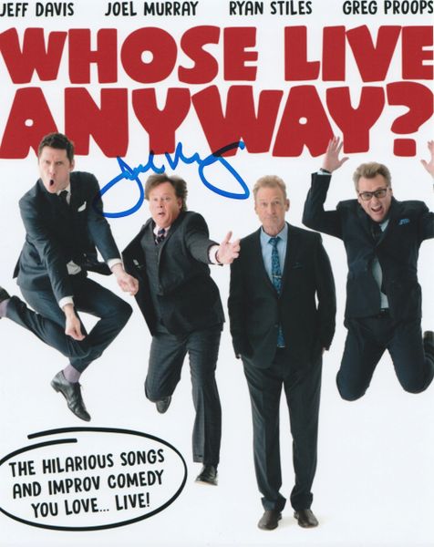 Joel Murray autograph 8x10, Whose Live Anyway?