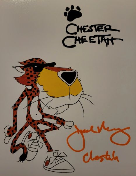 Joel Murray autograph 8x10, Chester Cheetah