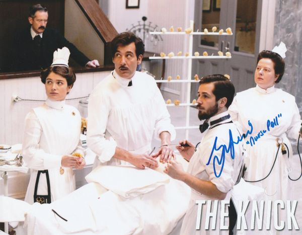 Zuzanna Szadkowski autograph 8x10, The Knick, Nurse Pell