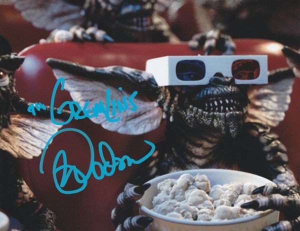 Mark Dodson autograph 8x10, The Gremlins, Gremlins inscription