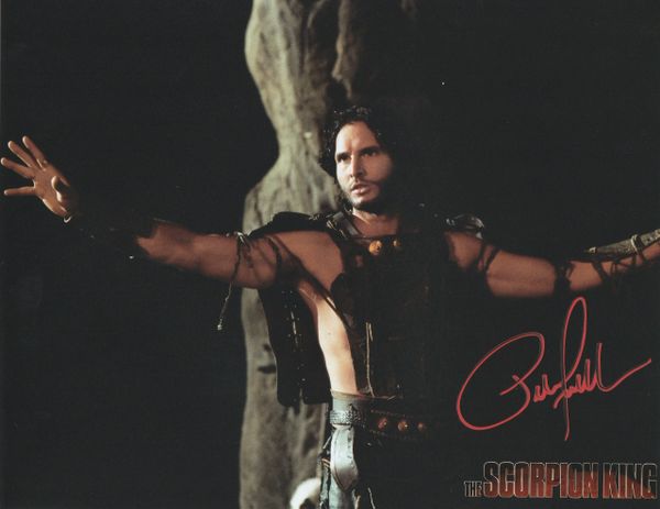 Peter Facinelli autograph 8x10, The Scorpion King, Takmet