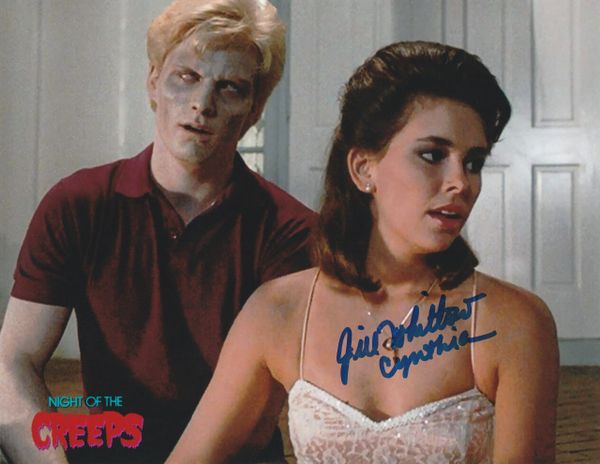 Jill Whitlow autograph 8x10, Night of the Creeps, Cynthia inscription