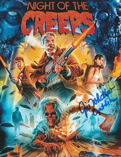 Jill Whitlow autograph 8x10, Night of the Creeps movie, character inscription