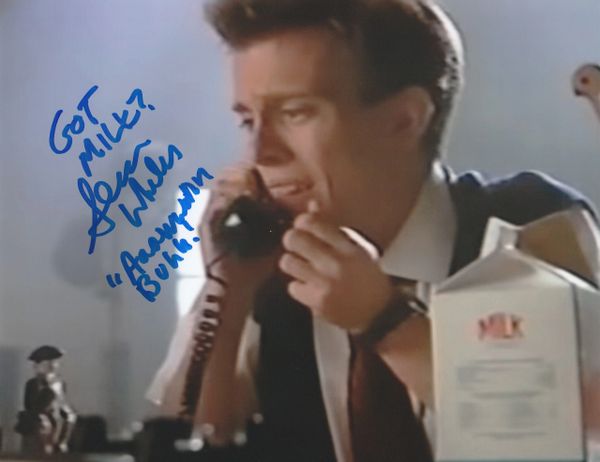 Sean Whalen autograph 8x10, Got Milk?