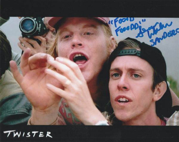 Sean Whalen autograph 8x10, Twister, cool inscriptions