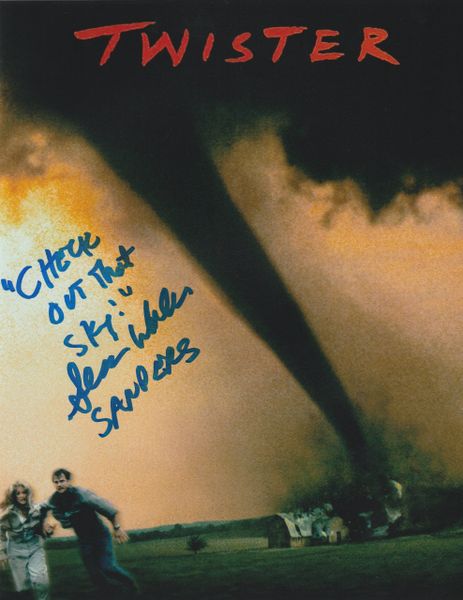 Sean Whalen autograph 8x10, Twister, "Check out that sky!"