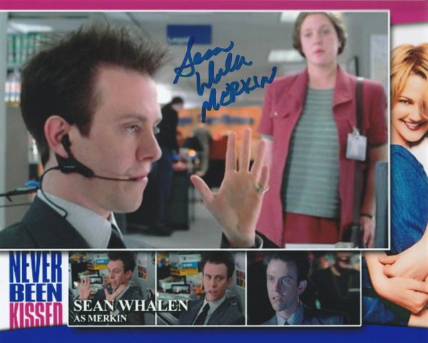 Sean Whalen autograph 8x10, Never Been Kissed, Merkin