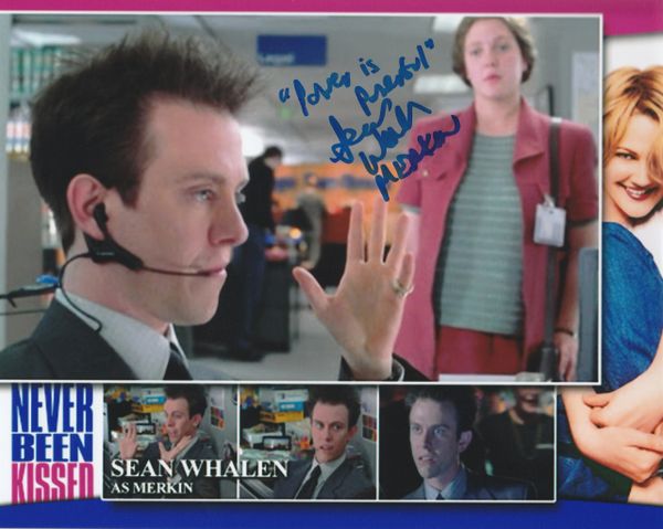 Sean Whalen autograph 8x10, Never Been Kissed, cool inscriptions