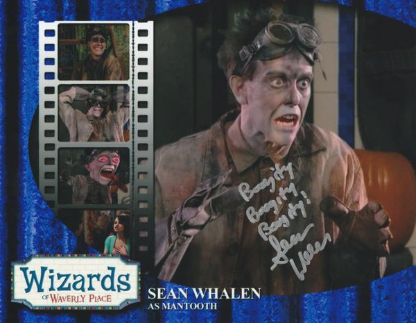 Sean Whalen autograph 8x10, Wizards of Waverly Place, cool inscription