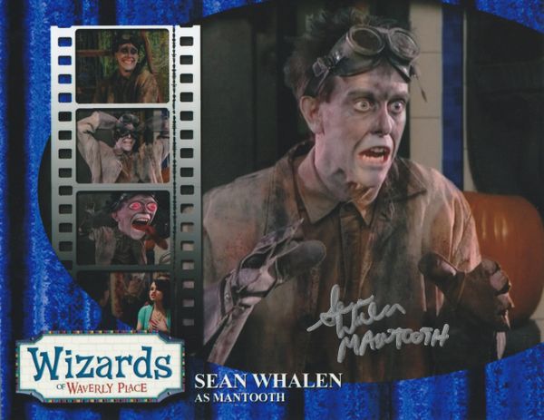 Sean Whalen autograph 8x10, Wizards of Waverly Place, Mantooth