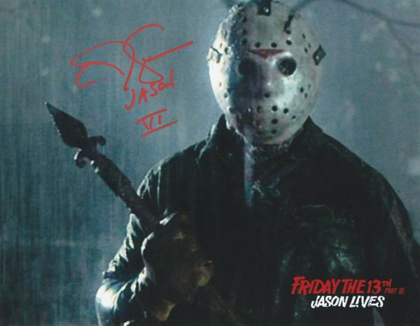 CJ Graham autograph 8x10, Friday the 13th Part VI movie, Jason VI