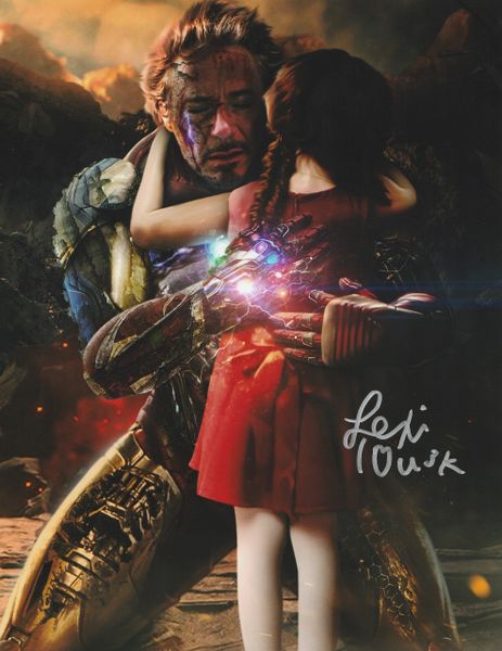 Lexi Rabe autograph 8x10, Avengers: End Game, I Love U 3 K