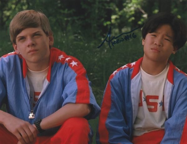 Justin Wong autograph 8x10, D2: The Mighty Ducks, Kenny #16