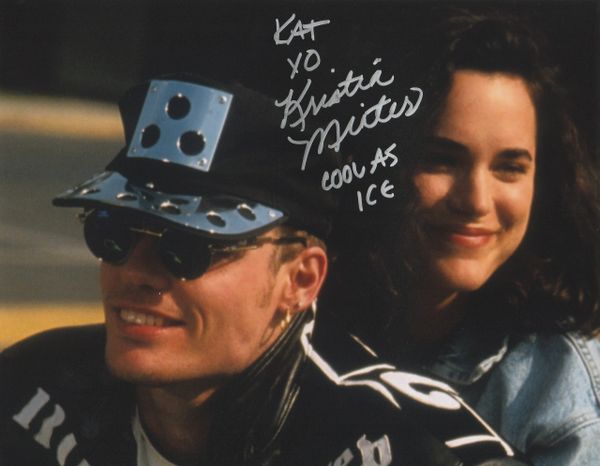 Kristin Minter autograph 8x10, Cool as Ice, Kat