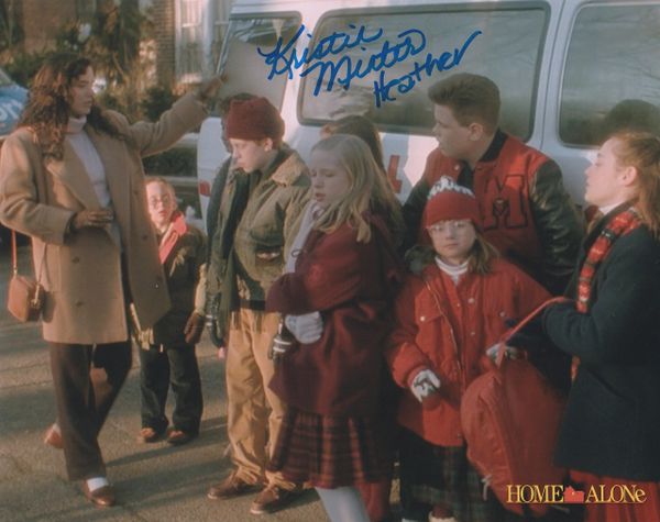 Kristin Minter autograph 8x10, Home Alone, Heather inscription