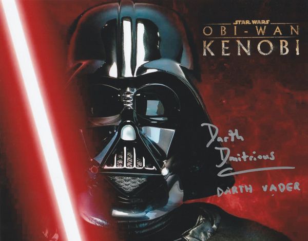 Dmitrious Bistrevsky autograph 8x10, Obi-Wan Kenobi, Darth Vader