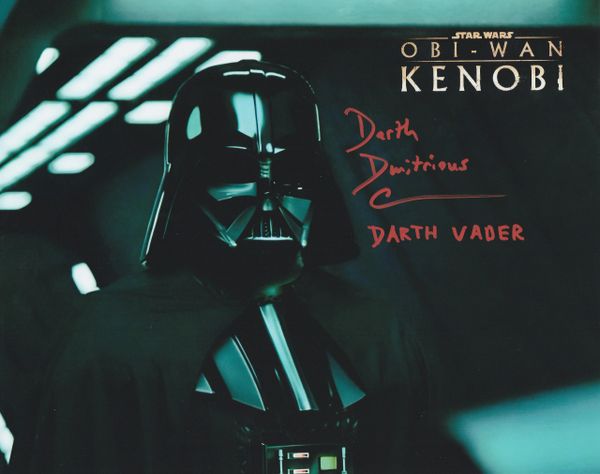 Dmitrious Bistrevsky autograph 8x10, Obi-Wan Kenobi, Darth Vader