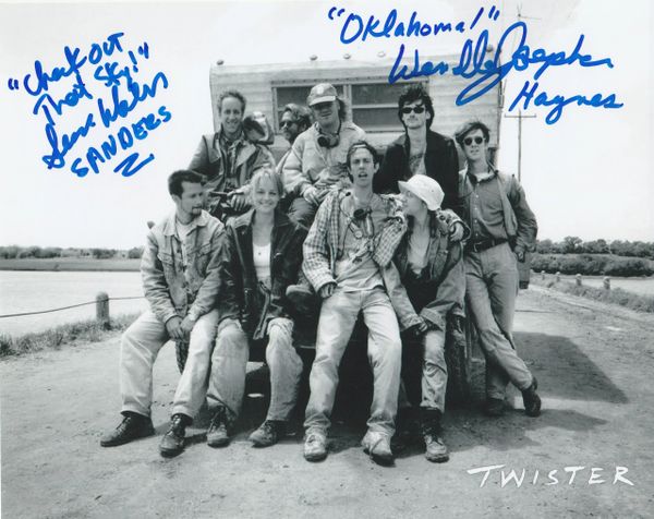 Sean Whalen & Wendle Josepher autograph 8x10, Twister, multiple inscriptions!