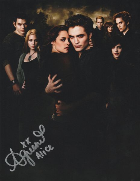 Ashley Greene autograph 8x10, Twilight, Alice inscription