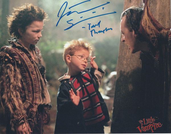 Jonathan Lipnicki autograph 8x10, The Little Vampire, Tony Thompson