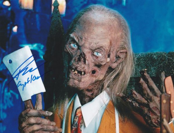 John Kassir autograph 8x10, Tales From The Crypt, Crypt Keeper