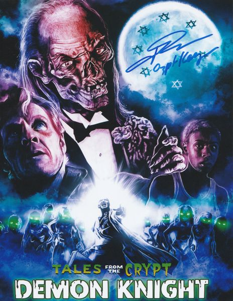 John Kassir autograph 8x10, Tales From The Crypt Demon Knight, Crypt Keeper