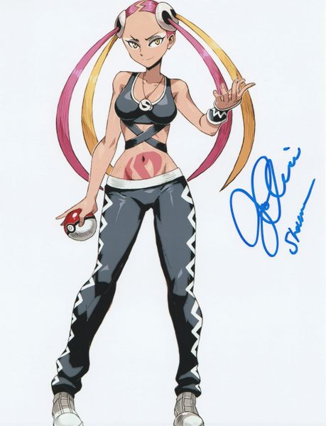 Jo Armeniox autograph 8x10, Pokemon, Shauna inscription