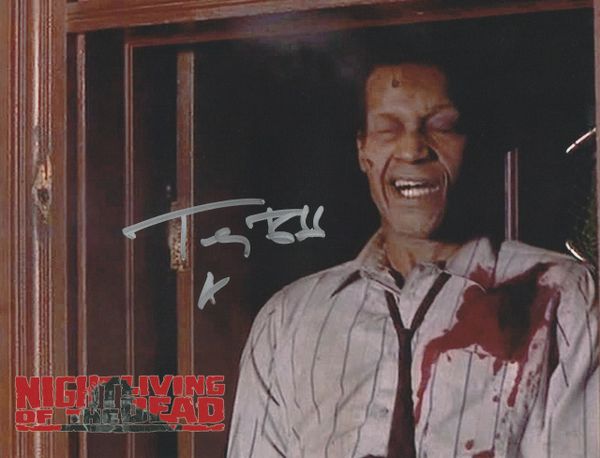 Tony Todd autograph 8x10, Candyman movie, cool scene