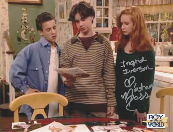 Natanya Ross autograph 8x10, Boy Meets World, Ingrid Iverson