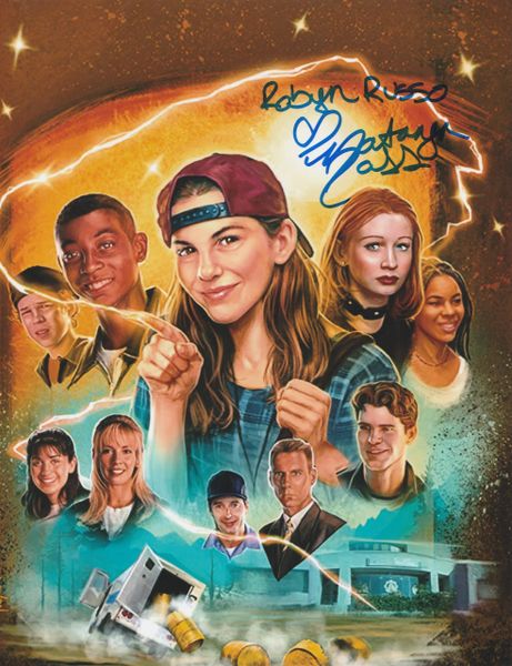 Natanya Ross autograph 8x10, The Secret World of Alex Mack, Robyn Russo inscription