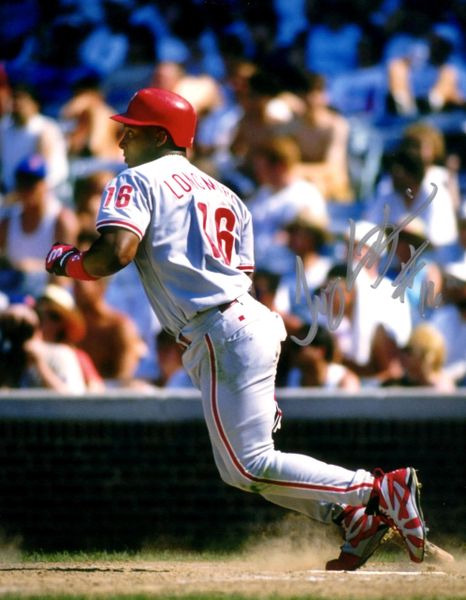 Tony Longmire autographed 8x10, Philadelphia Phillies