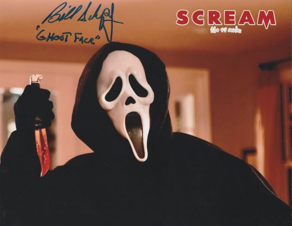 Bill Scharpf autograph 8x10, Scream TV Series, Ghost Face
