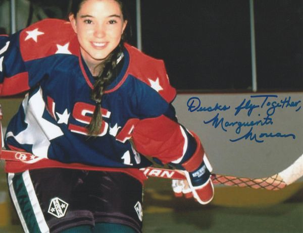 Marguerite Moreau autograph 8x10, Mighty Ducks 2, Ducks Fly Together