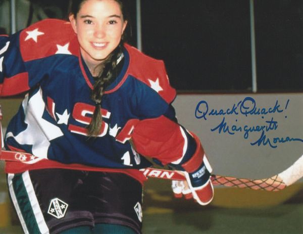 Marguerite Moreau autograph 8x10, Mighty Ducks 2, Quack Quack