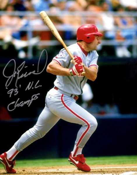 Jim Eisenreich autograph 8x10, Philadelphia Phillies, w/inscript