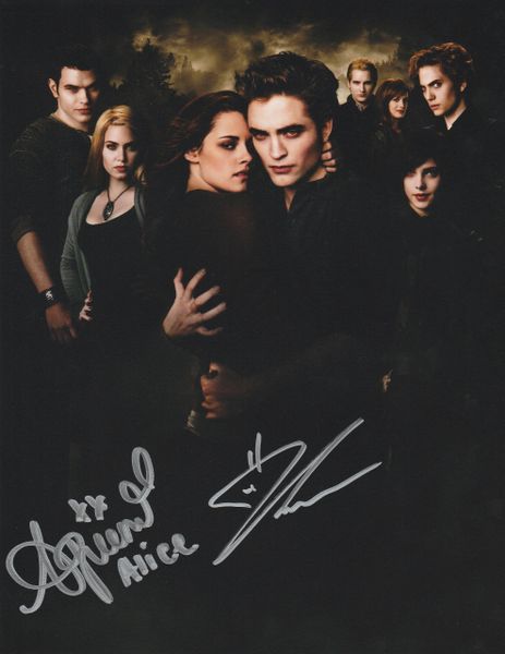 Jackson Rathbone & Ashley Greene autograph 8x10, Twilight