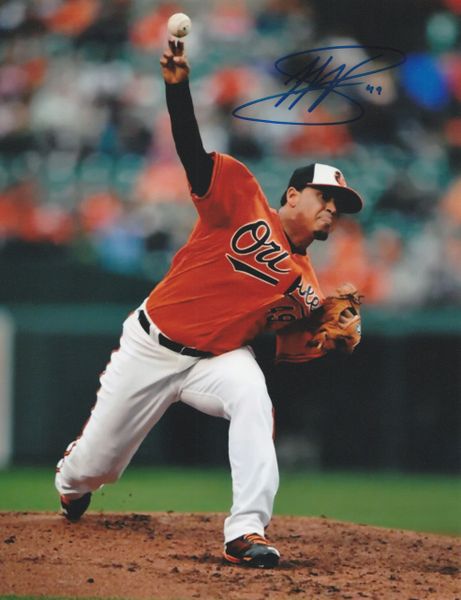 Jair Jurrjens autograph 8x10, Baltimore Orioles