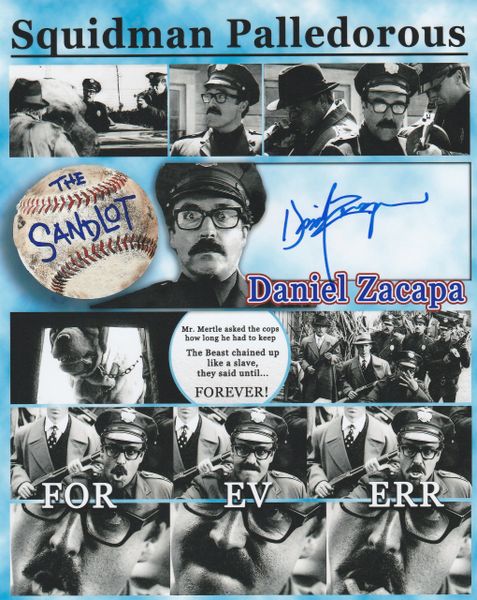 Daniel Zacapa autograph collage 8x10