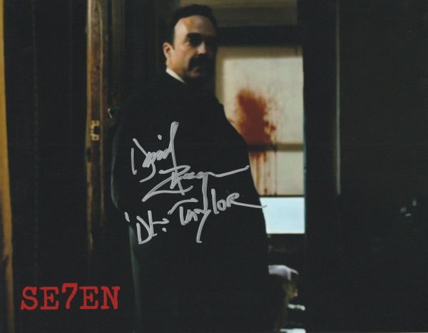 Daniel Zacapa autograph 8x10, Se7en, Detective Taylor