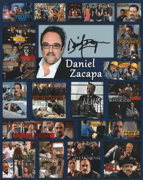 Daniel Zacapa autograph career collage 8x10