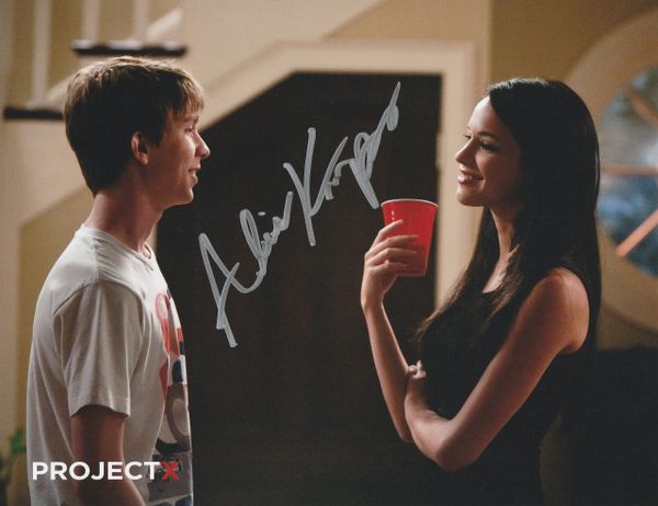 Alexis Knapp autograph 8x10, Project X