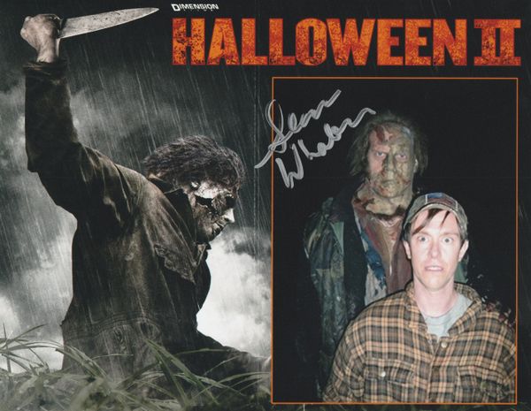 Sean Whalen autograph 8x10, Halloween II movie