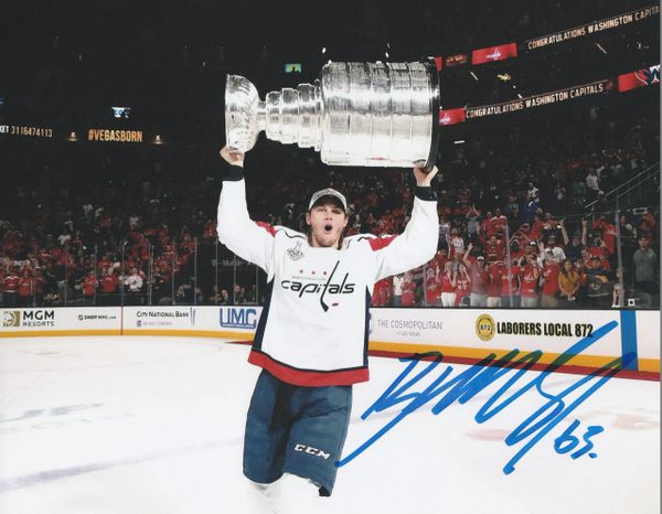 Andre Burakovsky autograph 8x10, Washington Capitals