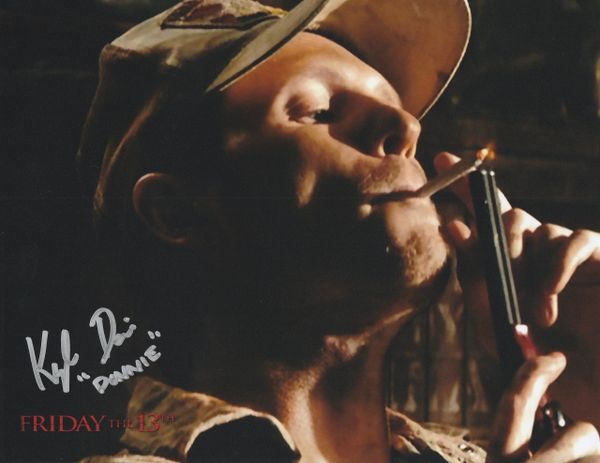 Kyle Davis autograph 8x10, Friday the 13th movie, Donnie