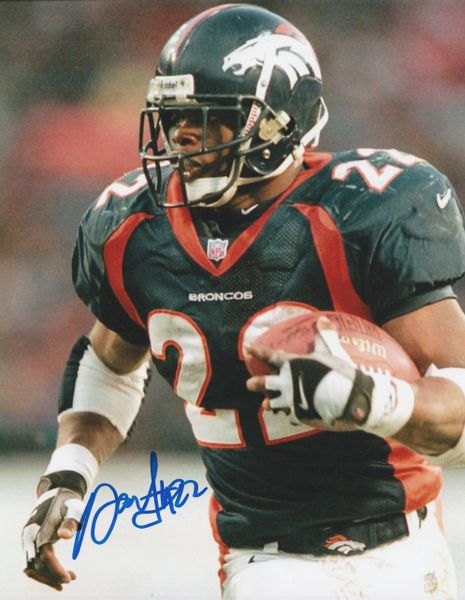 Olandis Gary autograph 8x10, Denver Broncos